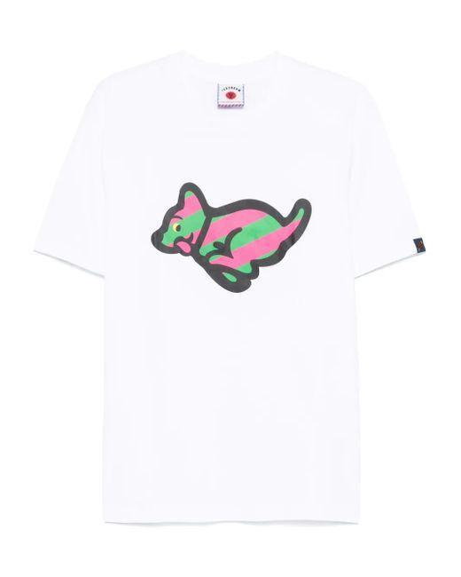 メンズ ICECREAM Running Puppy Tシャツ White