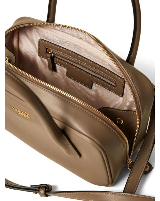 Twinset Metallic Top-Handle Zip-Fastening Tote Bag