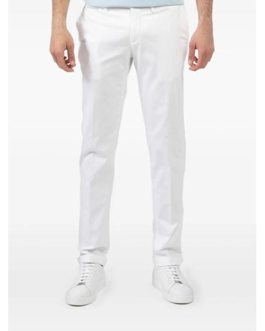 Mason's White Tailored Trousers for men