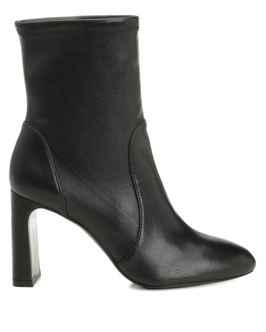 Stivaletti Con Tacco Largo 60Mm di Stuart Weitzman in Black
