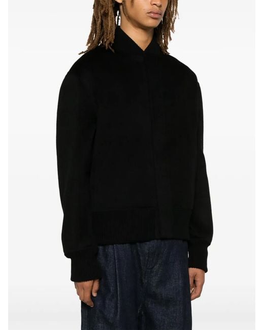 Bompard Black Double-Sided Bomber Jacket for men