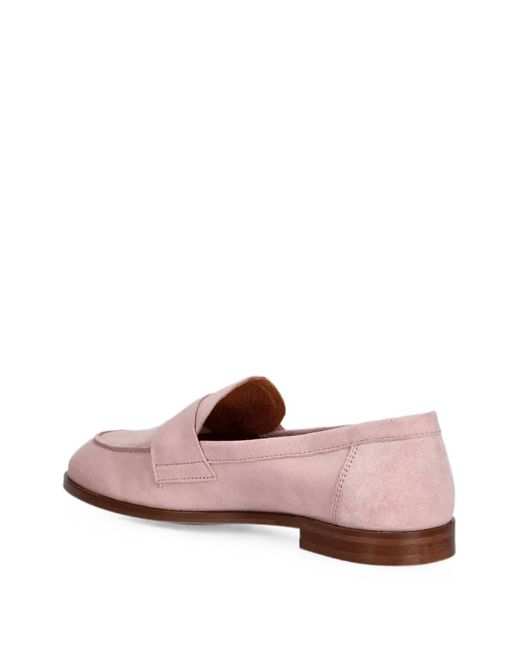 JONAK PARIS Pink Thelma Suede Loafers