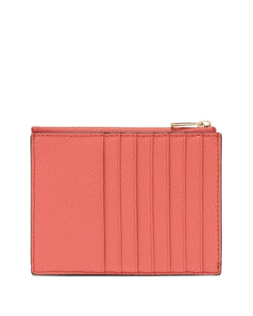 Furla Pink Medium Camelia Card Holder