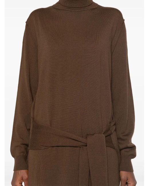 Robe midi Lemaire en coloris Brown