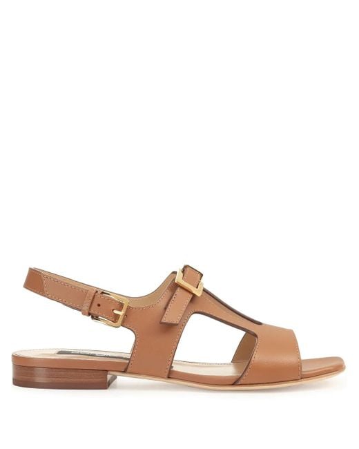 Sergio Rossi Brown Nora Sandals