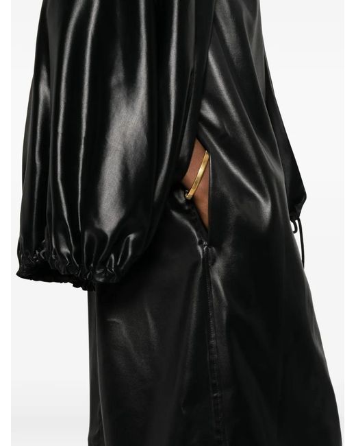 Totême  Black Detachable Cape Evening Coat