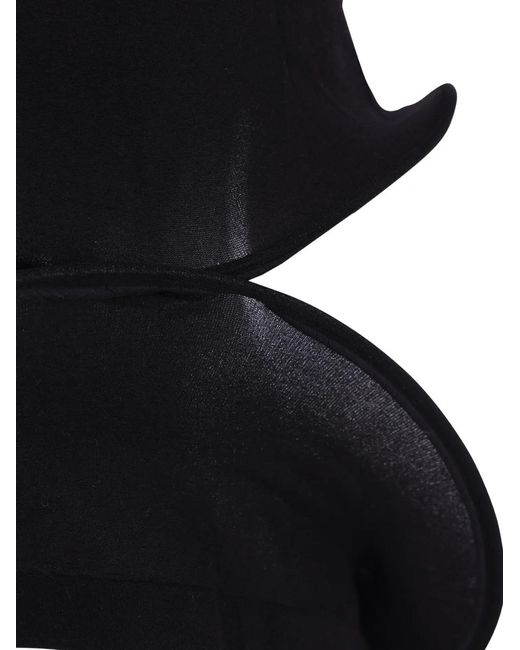 Junya Watanabe Black Ruffled T-Shirt