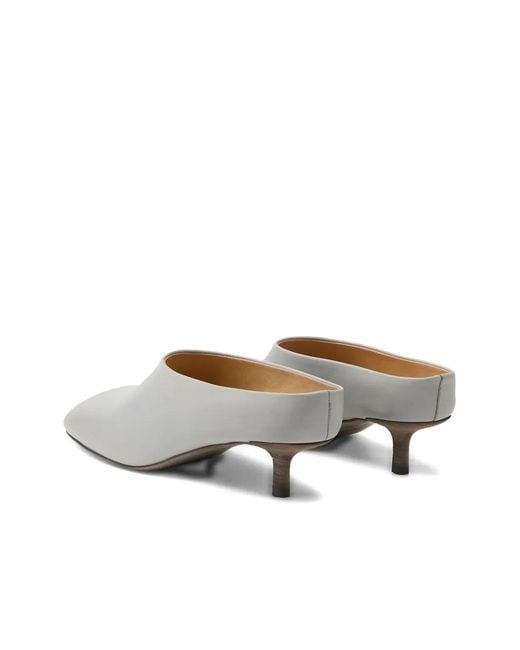 Marsèll White Cotama Mules