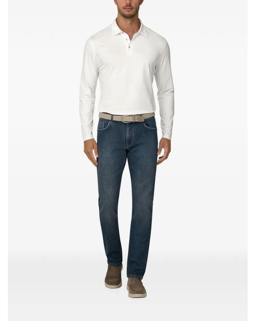 Boggi White Polo for men