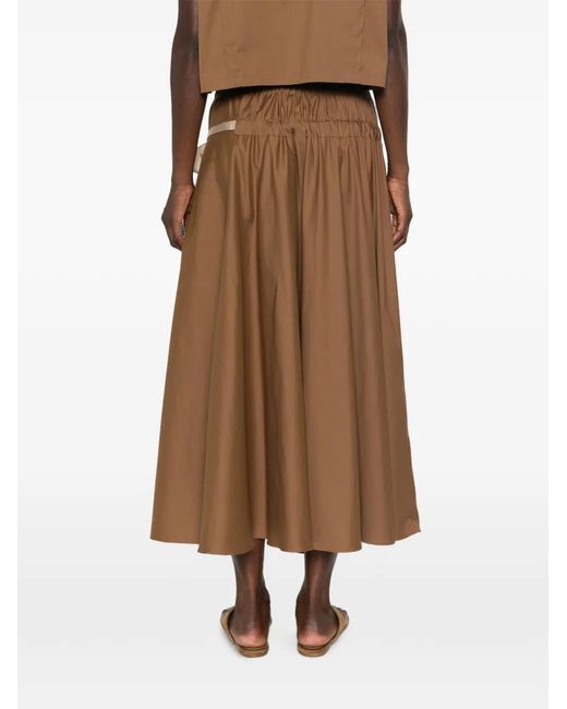 iBlues Brown Bow-Detail Midi Skirt