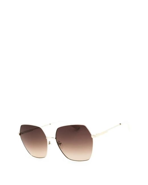 Guess Metallic Geometric-Frame Sunglasses
