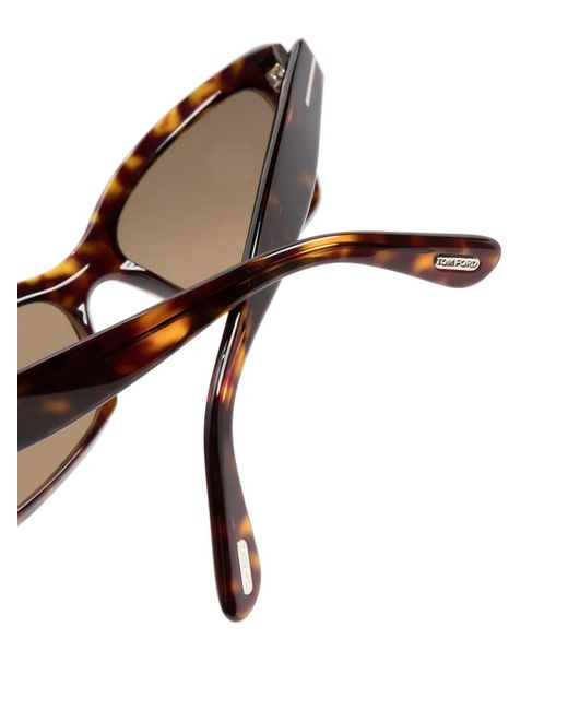 Tom Ford Brown Mikel Square-Frame Sunglasses