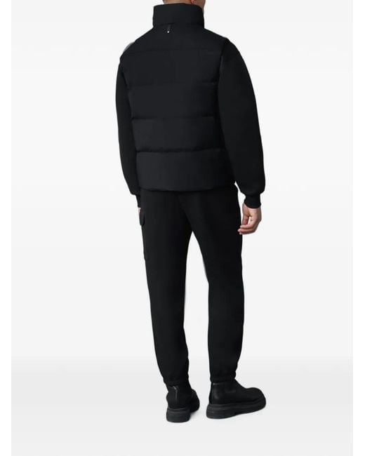 Mackage Blue Joseph Quilted High-Neck Gilet for men