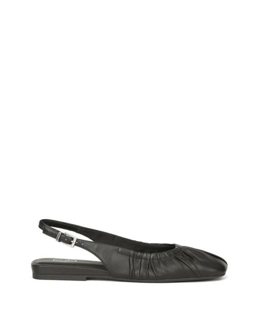 Ash Black Gathered Pumps