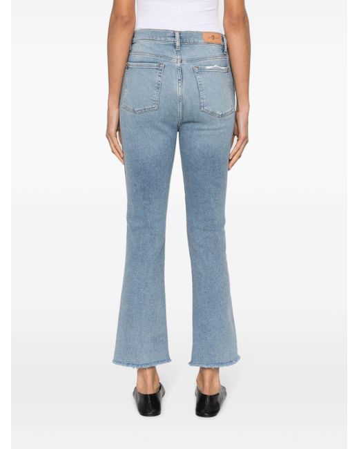 7 For All Mankind Flared Jeans in het Blue