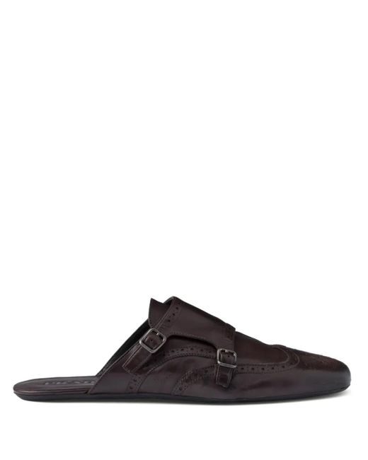 Prada Black Monk Mules for men