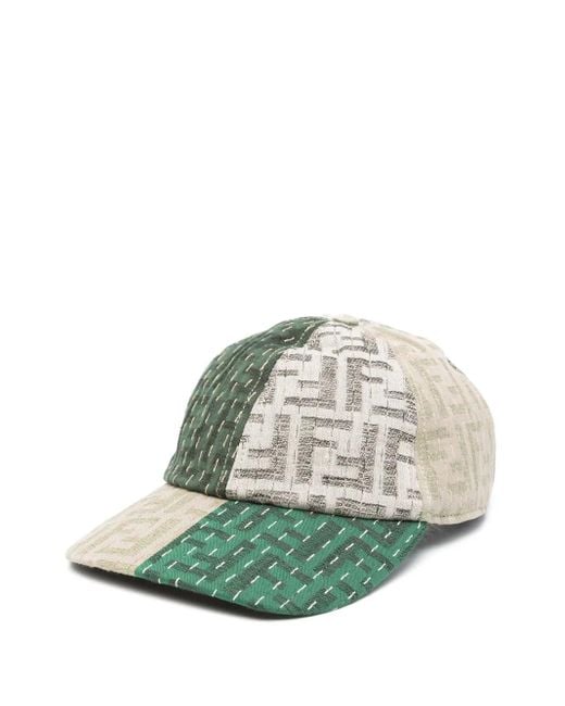 Cappello Da Baseball Ff di Fendi in Green da Uomo