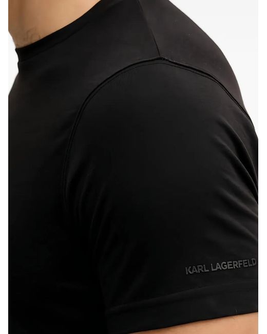 Karl Lagerfeld Black Short-Sleeve T-Shirt for men