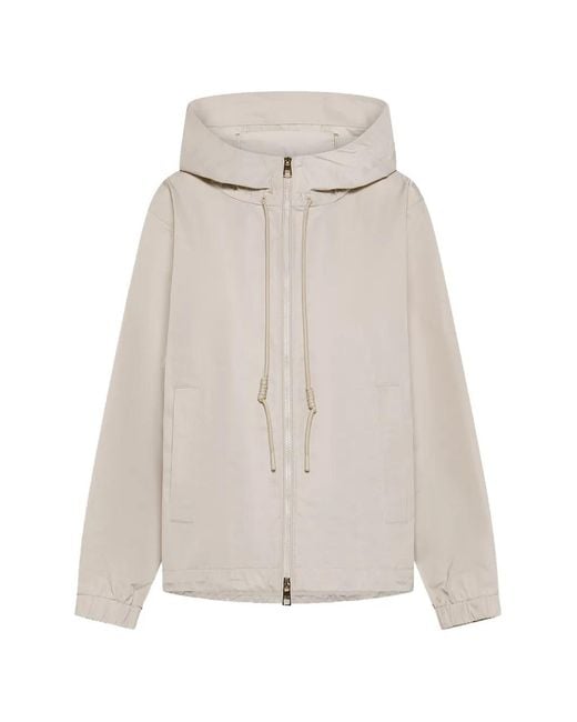 Seventy White Hooded Jacket
