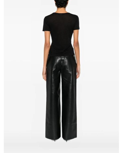 Anine Bing Black Sylvie Tee