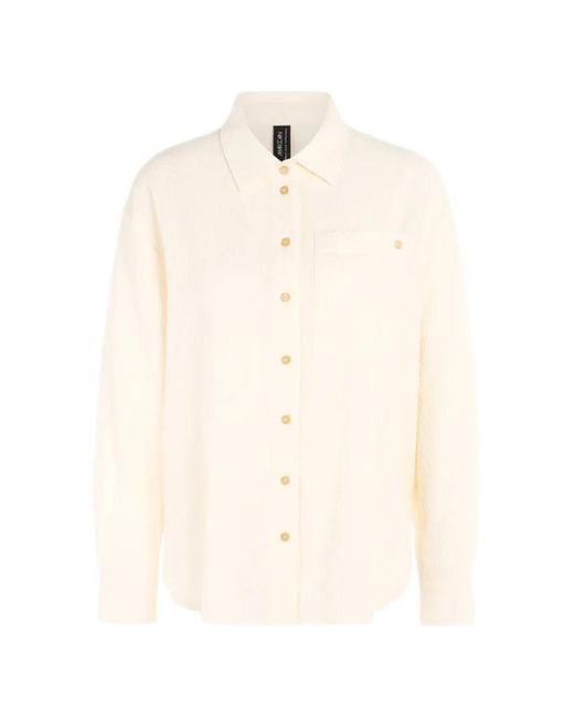 Marc Cain Natural Buttoned Pocket Blouse