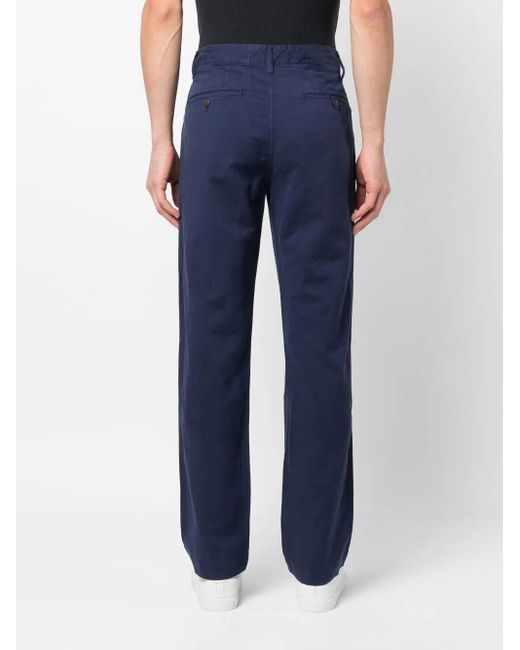 Polo Ralph Lauren Blue Cropped Chino Trousers for men