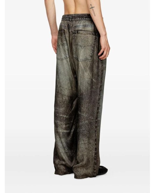 DIESEL Gray Pants Trousers for men