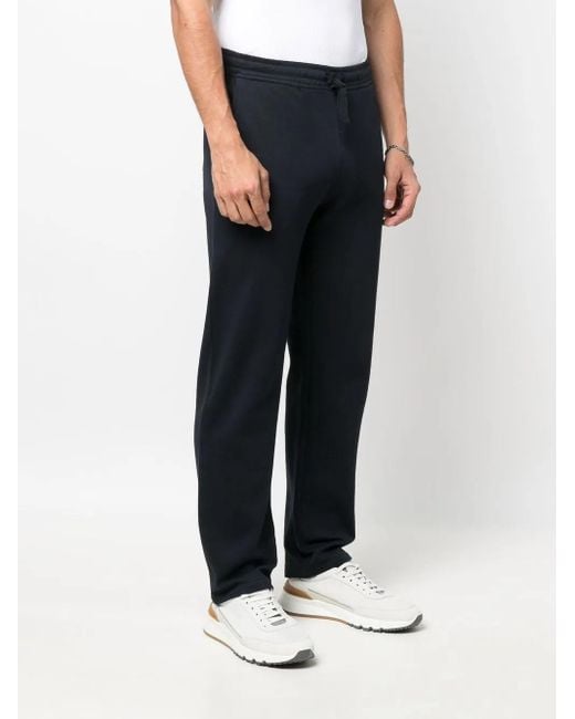 Corneliani Blue Elasticated Drawstring-Waist Trousers for men