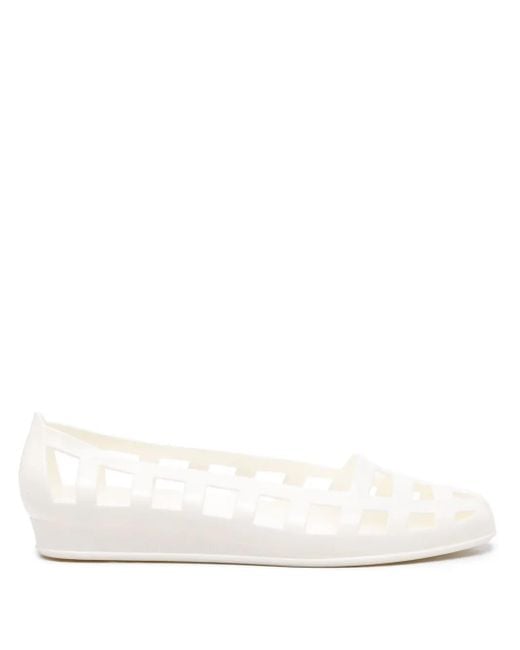 Ancient Greek Sandals Natural Elli Jelly Ballet Flats