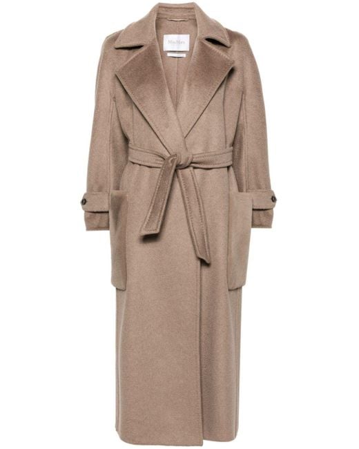 Max Mara Natural Double-breasted Cashmere Coat