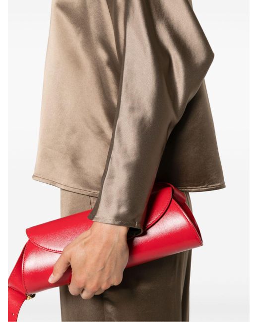 By Malene Birger Odelleys サテンブラウス ブラウン | Lyst
