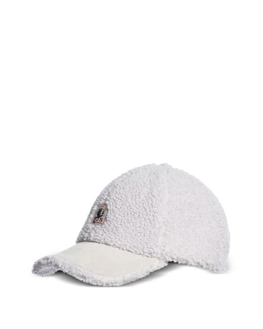 Parajumpers White Fleece Baseball Cap