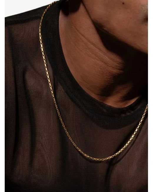 Yoj White Rectangular-Link Necklace