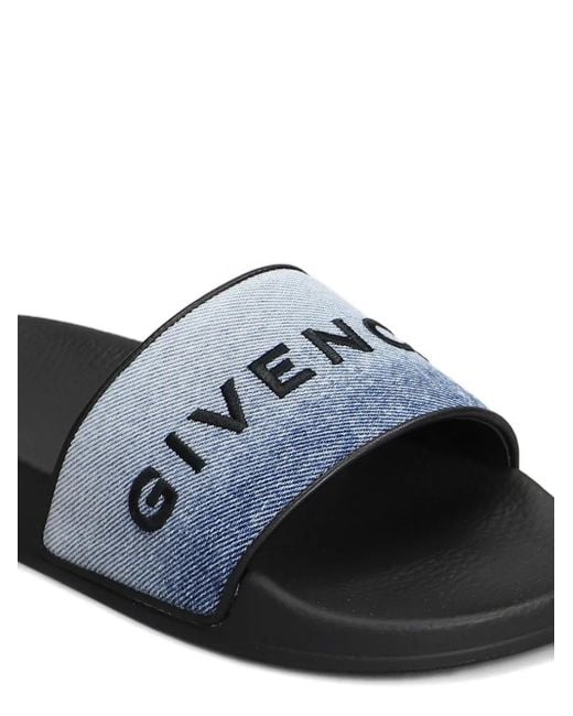Givenchy Logo-embroidered Flat Sandals White