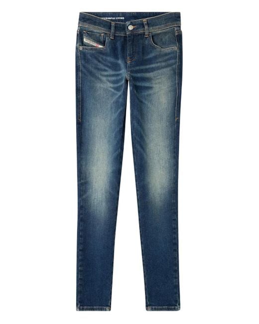 DIESEL Blue 2017 Slandy Jeans