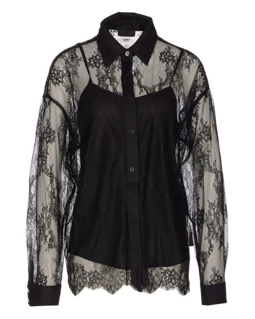 Liu Jo Black Lace Shirt