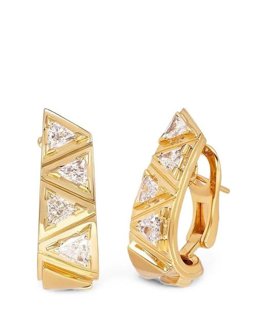 Marina B Brown Triangoli Danielle Diamond Earrings