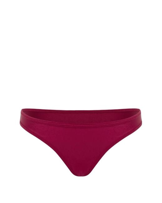 FAE SWIM Purple Elsa Elasticated-Waistband Bikini Bottoms