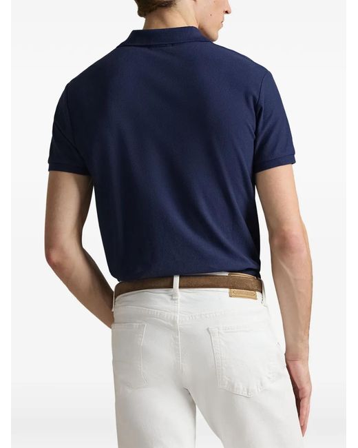 Polo Ralph Lauren Blue Classic Short Sleeves Polo Shirt for men