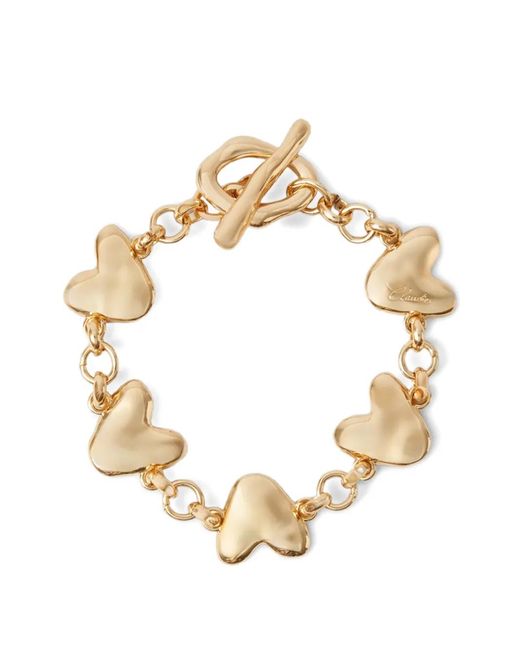 Claudie Pierlot Metallic Bracelet À Breloque Cœur