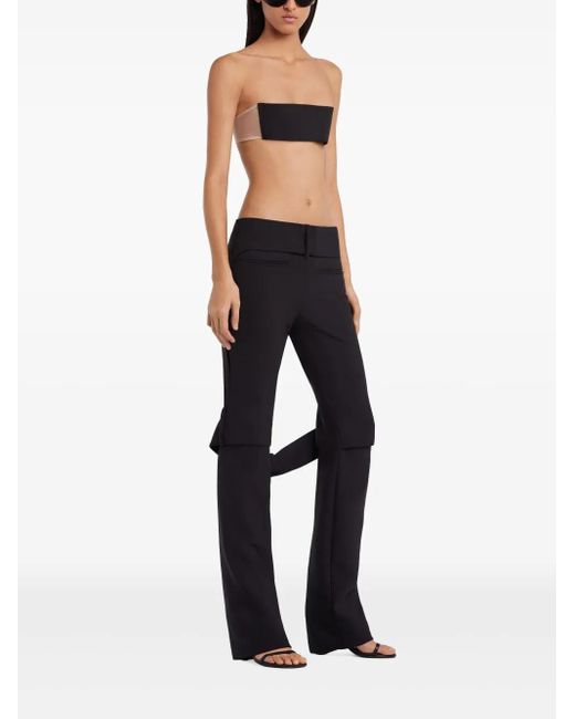 Courreges Black Illusion Top
