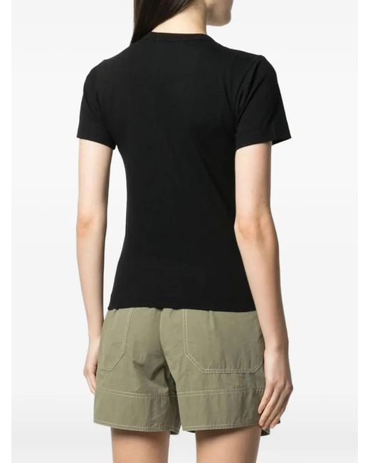 COMME DES GARÇONS PLAY Black Crew-Neck T-Shirt