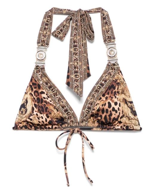 Camilla Brown Triangle Bikini Top
