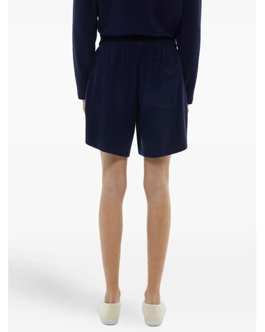 Fursac Blue Towelling Shorts for men