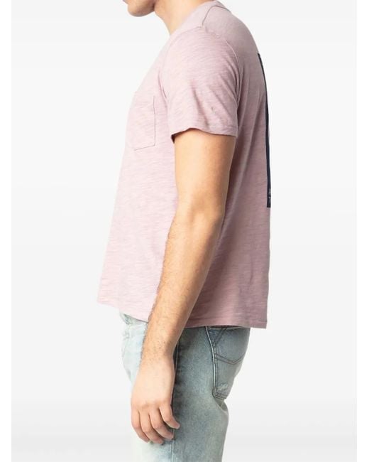 Camiseta Stockholm Zadig & Voltaire de hombre de color Pink