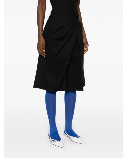Viktor & Rolf Black Draped Trousers