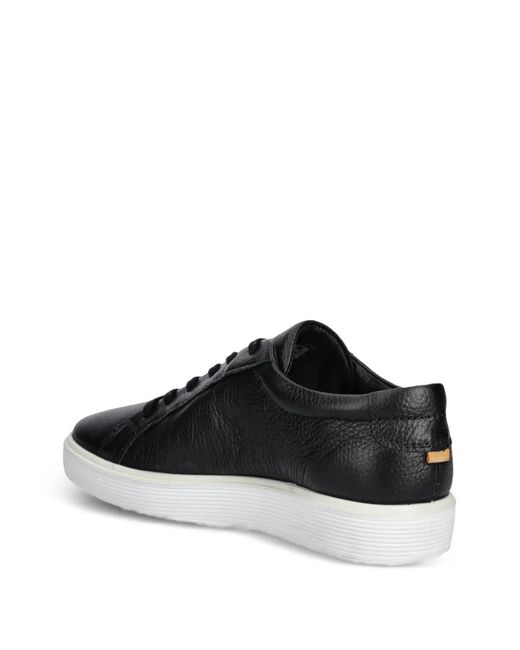 Ecco Black Soft 60 Lace-Up Sneakers