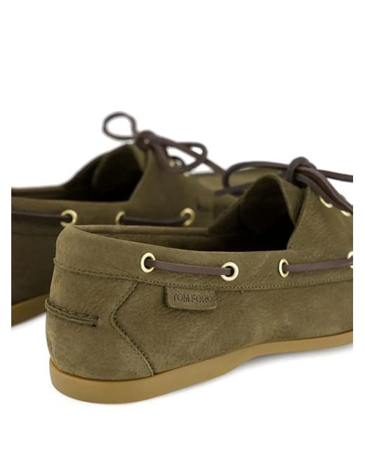メンズ Tom Ford Robin デッキシュ Green