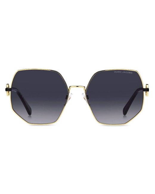 Marc Jacobs Blue Marc 730/s Geometric-frame Sunglasses