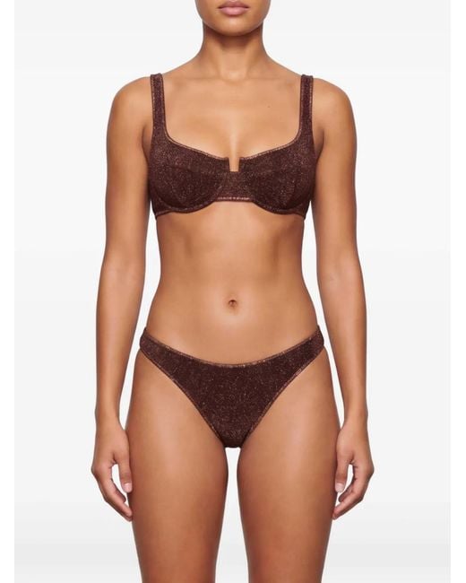 Oseree Beachwear Brown